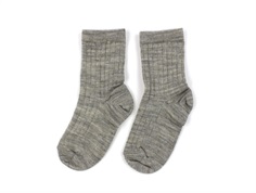 MP light brown melange wool socks (2-pack)